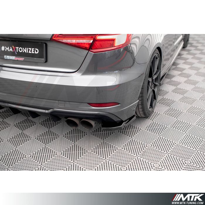 Lames latérales arrière Maxton V1 Audi S3 8V Sportback Phase 2 2017-2020